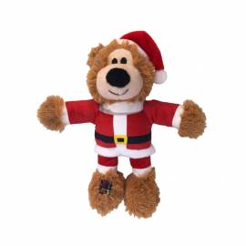 KONG® Holiday Wild Knots Bear Santa S à L