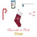 Chaussette Noël Chat