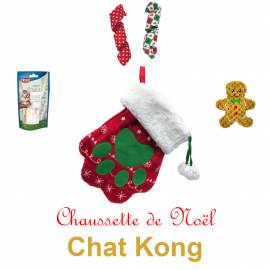 Chaussette Noël Chat KONG