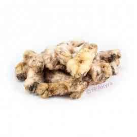 Pattes de lapin avec fourrure 250gr