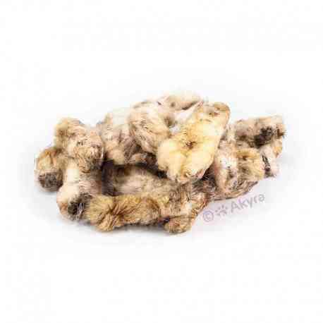  Pattes de lapin avec fourrure 250gr 