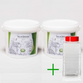 Pack diatomée 4 kg + Saupoudreur 1000