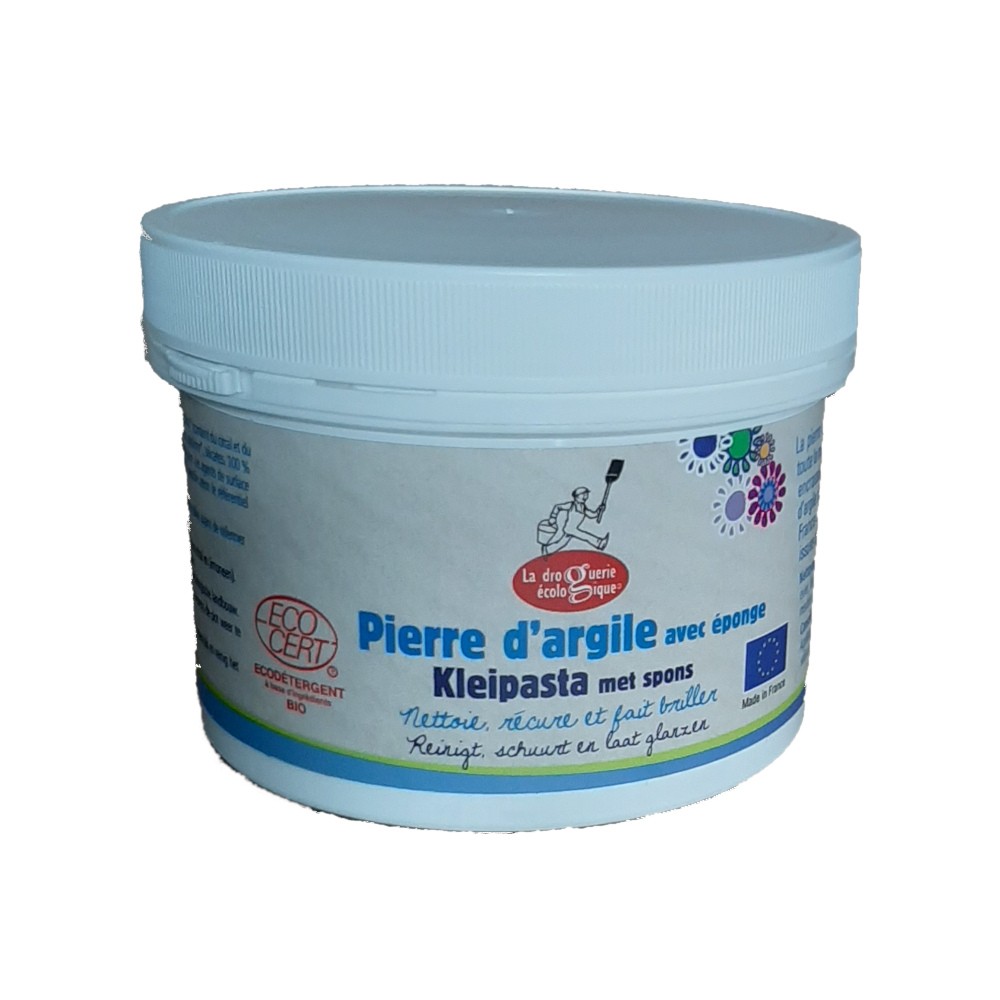 Pierre d'argile avec éponge - 500g - La droguerie écologique